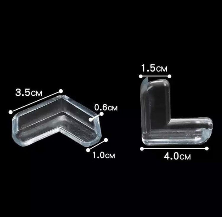 Set of 4 Baby Silicone Table Corner Protector, Furniture Edge Corner Protector, Anti Collision Guards Set of 4 Baby Silicone Table Corner Protector, Furniture Edge Corner Protector, Anti Collision Guards